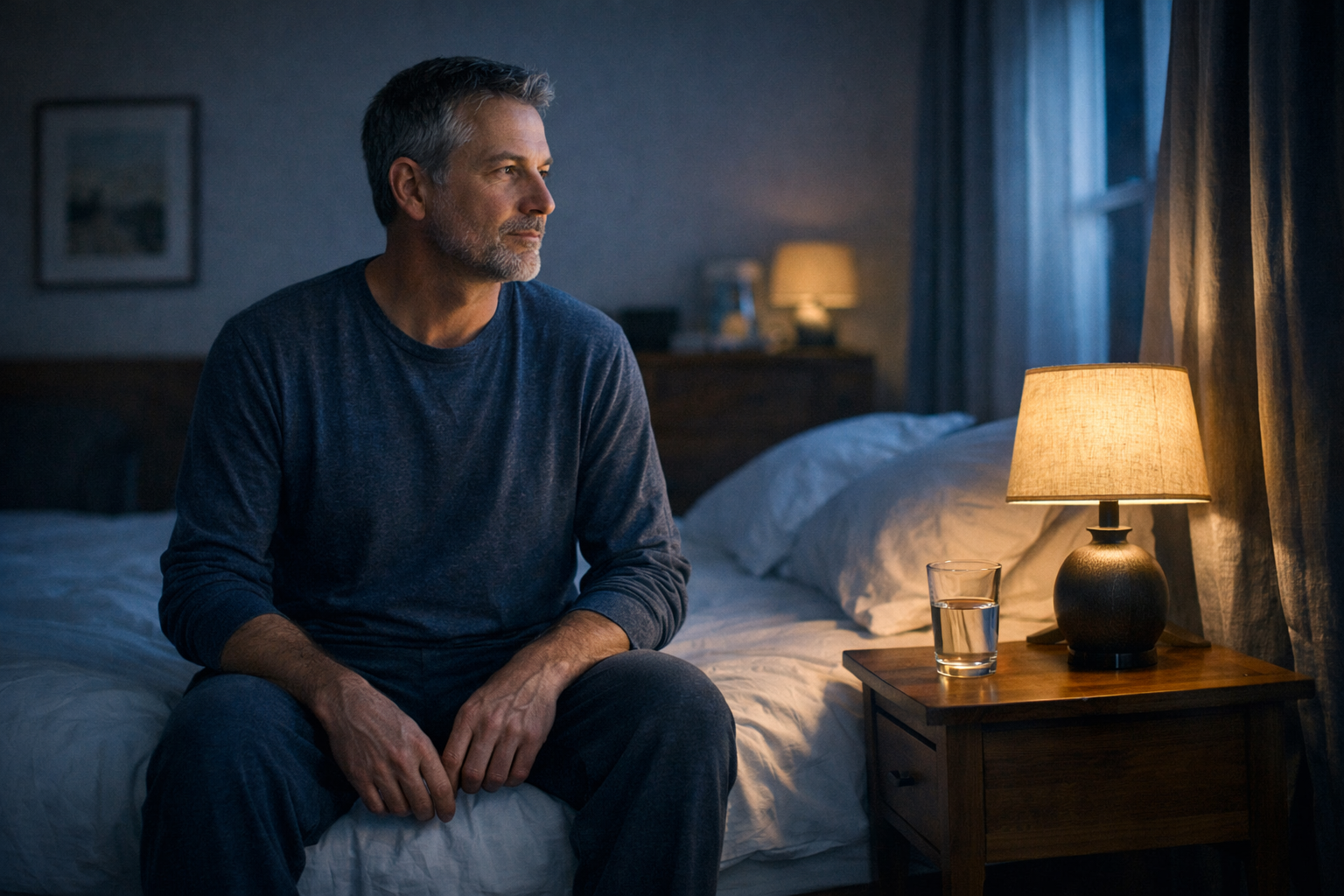 ¿Me despierto a mitad de la noche? Razones y soluciones prácticas para hombres +40
