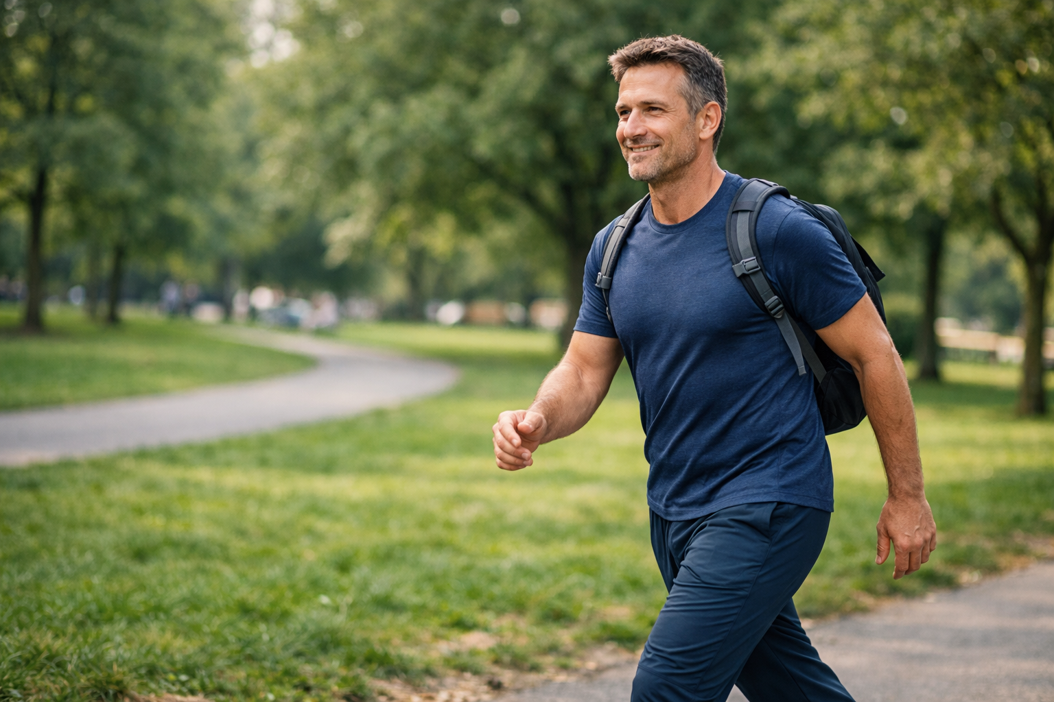Cómo combinar caminatas y fuerza sin frenar tu progreso: guía práctica para hombres a partir de 40